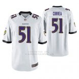 Camiseta NFL Game Hombre Baltimore Ravens Kamalei Correa Blanco