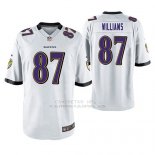 Camiseta NFL Game Hombre Baltimore Ravens Maxx Williams Blanco Camiseta NFL Game Hombre Baltimore Ravens Maxx Williams Blanco