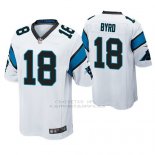 Camiseta NFL Game Hombre Carolina Panthers Damiere Byrd Blanco