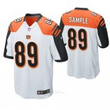 Camiseta NFL Game Hombre Cincinnati Bengals Drew Sample Blanco