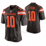 Camiseta NFL Game Hombre Cleveland Browns Jaelen Strong Marron