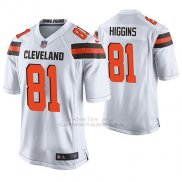 Camiseta NFL Game Hombre Cleveland Browns Rashard Higgins Blanco