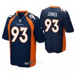 Camiseta NFL Game Hombre Denver Broncos Dre'mont Jones Azul