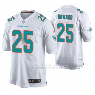 Camiseta NFL Game Hombre Dolphins Xavien Howard Blanco