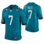 Camiseta NFL Game Hombre Jacksonville Jaguars Nick Foles 25th Aniversario Typename Verde