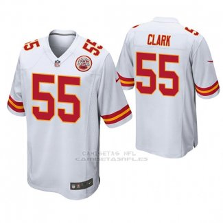 Camiseta NFL Game Hombre Kansas City Chiefs Frank Clark Blanco