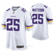 Camiseta NFL Game Hombre Minnesota Vikings Alexander Mattison Blanco