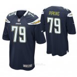 Camiseta NFL Game Hombre San Diego Chargers Trey Pipkins Azul2