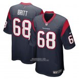 Camiseta NFL Game Houston Texans Justin Britt Azul