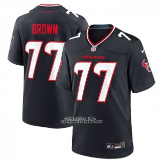 Camiseta NFL Game Houston Texans Trenton Brown Negro