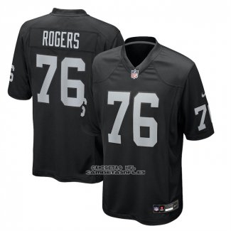 Camiseta NFL Game Las Vegas Raiders Caleb Rogers Negro