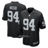 Camiseta NFL Game Las Vegas Raiders Carl Nassib Negro