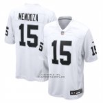 Camiseta NFL Game Las Vegas Raiders Fernando Mendoza Jugador Blanco