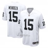 Camiseta NFL Game Las Vegas Raiders Fernando Mendoza Jugador Blanco Camiseta NFL Game Las Vegas Raiders Fernando Mendoza Jugador Blanco