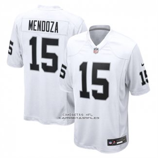 Camiseta NFL Game Las Vegas Raiders Fernando Mendoza Jugador Blanco