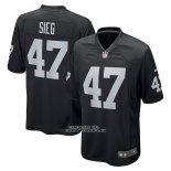 Camiseta NFL Game Las Vegas Raiders Trent Sieg Negro