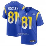 Camiseta NFL Game Los Angeles Rams Brennan Presley Azul Camiseta NFL Game Los Angeles Rams Brennan Presley Azul
