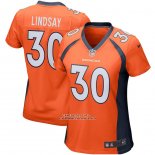 Camiseta NFL Game Mujer Denver Broncos Phillip Lindsay Naranja