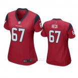Camiseta NFL Game Mujer Houston Texans Charlie Heck Rojo