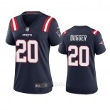 Camiseta NFL Game Mujer New England Patriots Kyle Dugger Azul