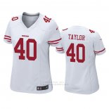 Camiseta NFL Game Mujer San Francisco 49ers Jamar Taylor Blanco