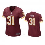 Camiseta NFL Game Mujer Washington Commanders Kamren Curl Rojo