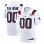 Camiseta NFL Game New England Patriots Super Bowl LX Personalizada Blanco