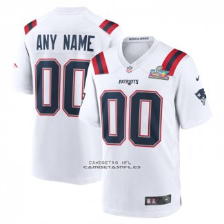 Camiseta NFL Game New England Patriots Super Bowl LX Personalizada Blanco