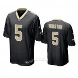 Camiseta NFL Game New Orleans Saints Jameis Winston Negro