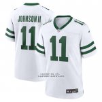 Camiseta NFL Game New York Jets Jermaine Johnson II Alterno Blanco