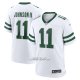 Camiseta NFL Game New York Jets Jermaine Johnson II Alterno Blanco