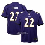 Camiseta NFL Game Nino Baltimore Ravens Derrick Henry Violeta