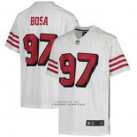 Camiseta NFL Game Nino San Francisco 49ers Nick Bosa Blanco Color Rush