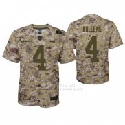 Camiseta NFL Game Nino San Francisco 49ers Nick Mullens Camuflaje 2018 Salute To Service