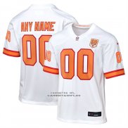 Camiseta NFL Game Nino Tampa Bay Buccaneers 50th Anniversary Personalizada Blanco