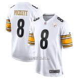 Camiseta NFL Game Pittsburgh Steelers Kenny Pickett 2022 NFL Draft Pick Blanco