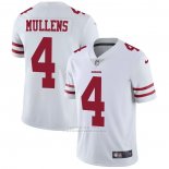 Camiseta NFL Game San Francisco 49ers 4 Nick Mullens Blanco