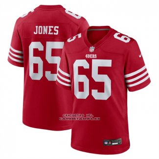 Camiseta NFL Game San Francisco 49ers Robert Jones Rojo