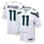 Camiseta NFL Game Seattle Seahawks Jaxon Smith-Njigba Segunda Blanco