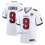 Camiseta NFL Game Tampa Bay Buccaneers Emeka Egbuka 50th Season Patch Blanco