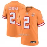 Camiseta NFL Game Tampa Bay Buccaneers Emeka Egbuka Alterno 2 50th Season Naranja Camiseta NFL Game Tampa Bay Buccaneers Emeka Egbuka Alterno 2 50th Season Naranja