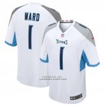 Camiseta NFL Game Tennessee Titans Cameron Ward 2025 NFL Draft First Round Pick Blanco Camiseta NFL Game Tennessee Titans Cameron Ward 2025 NFL Draft First Round Pick Blanco