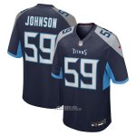 Camiseta NFL Game Tennessee Titans Kyron Johnson Azul