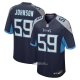 Camiseta NFL Game Tennessee Titans Kyron Johnson Azul