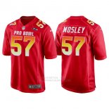 Camiseta NFL Hombre Baltimore Ravens 57 C.j. Mosley Rojo AFC 2018 Pro Bowl