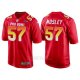 Camiseta NFL Hombre Baltimore Ravens 57 C.j. Mosley Rojo AFC 2018 Pro Bowl