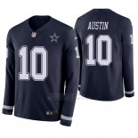 Camiseta NFL Hombre Dallas Cowboys Tavon Austin Azul Therma Manga Larga