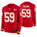 Camiseta NFL Hombre Kansas City Chiefs Reggie Ragland Rojo Therma Manga Larga