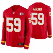 Camiseta NFL Hombre Kansas City Chiefs Reggie Ragland Rojo Therma Manga Larga