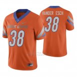 Camiseta NFL Hombre NCAA Boise State Broncos Leighton Vander Esch College Football Naranja